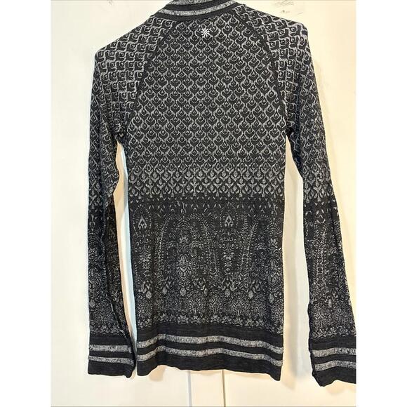 Athleta Wool Base Layer Sweater Quarter Zip Small - Picture 7 of 7